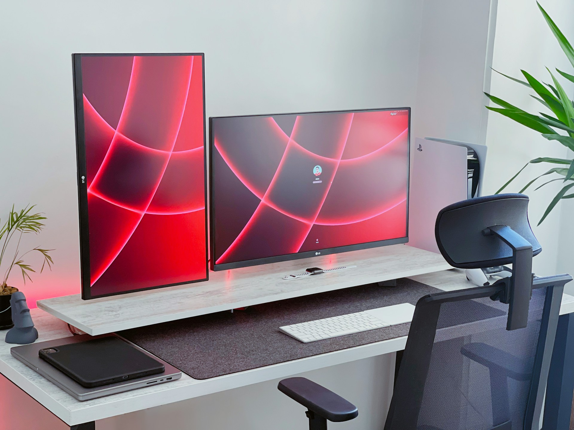 Desk setup
