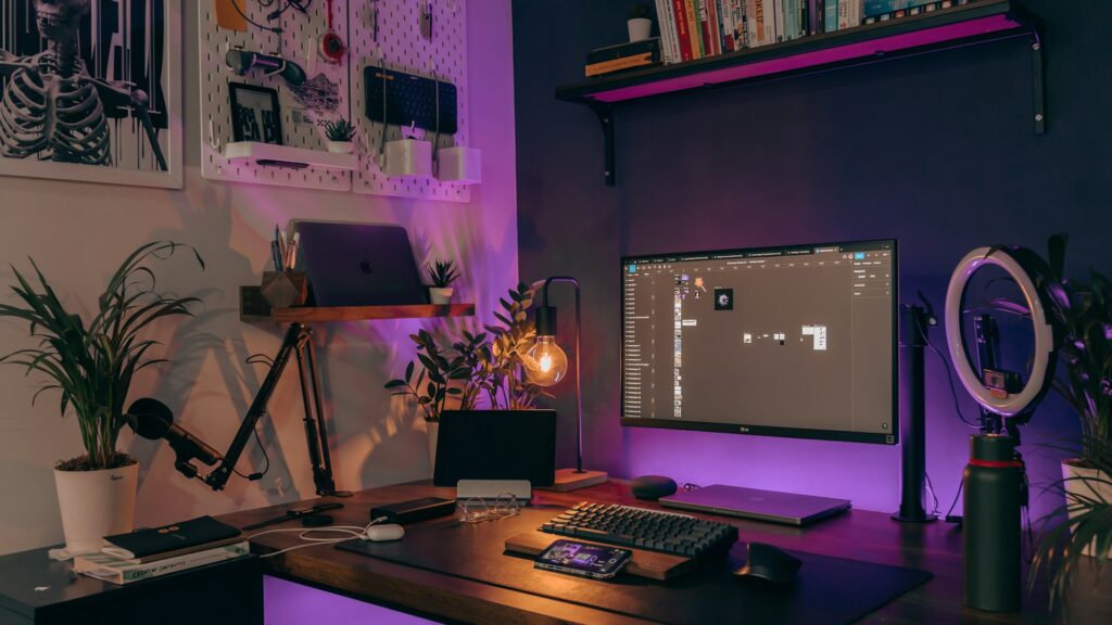 Desk setup